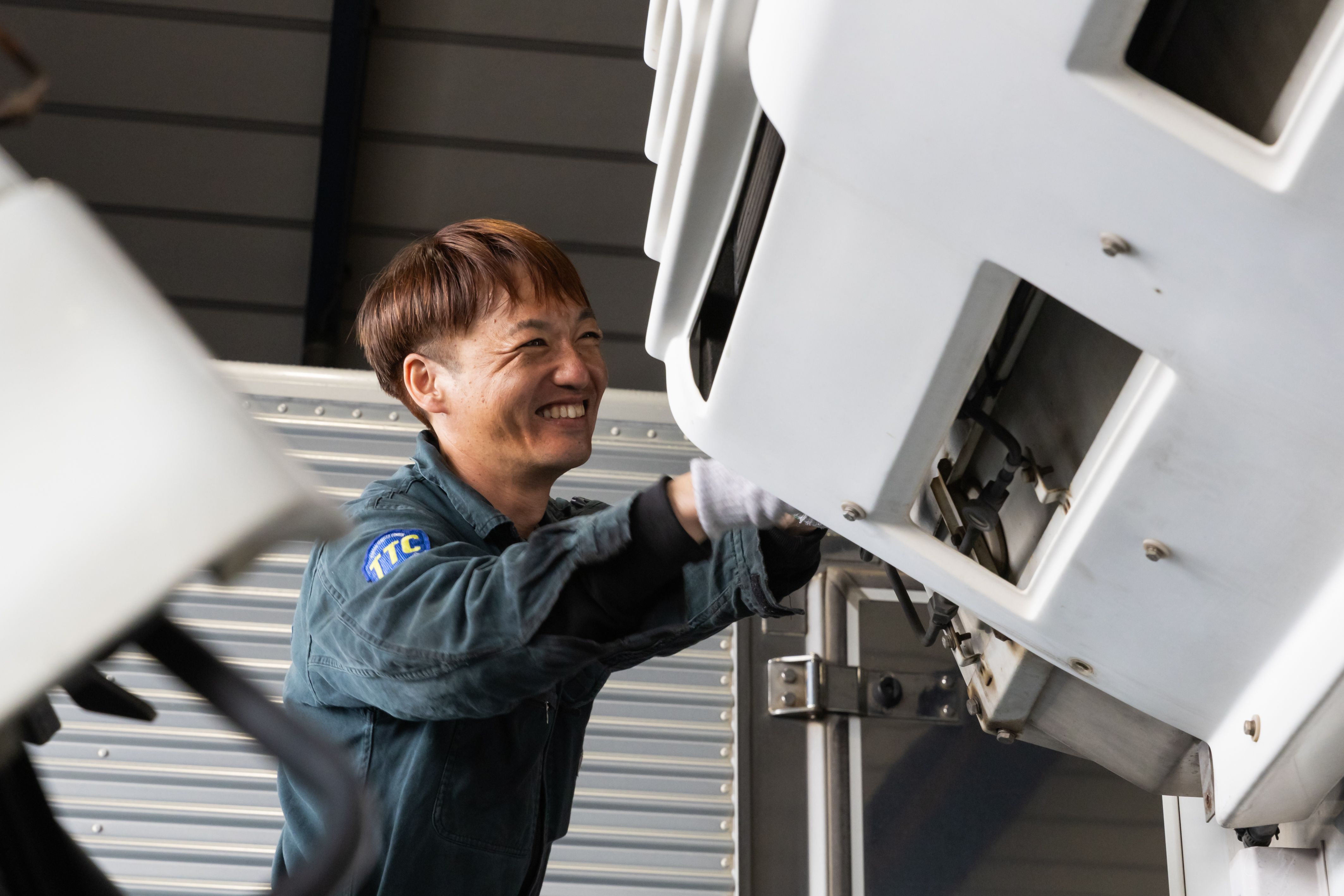 先輩スタッフによる指導